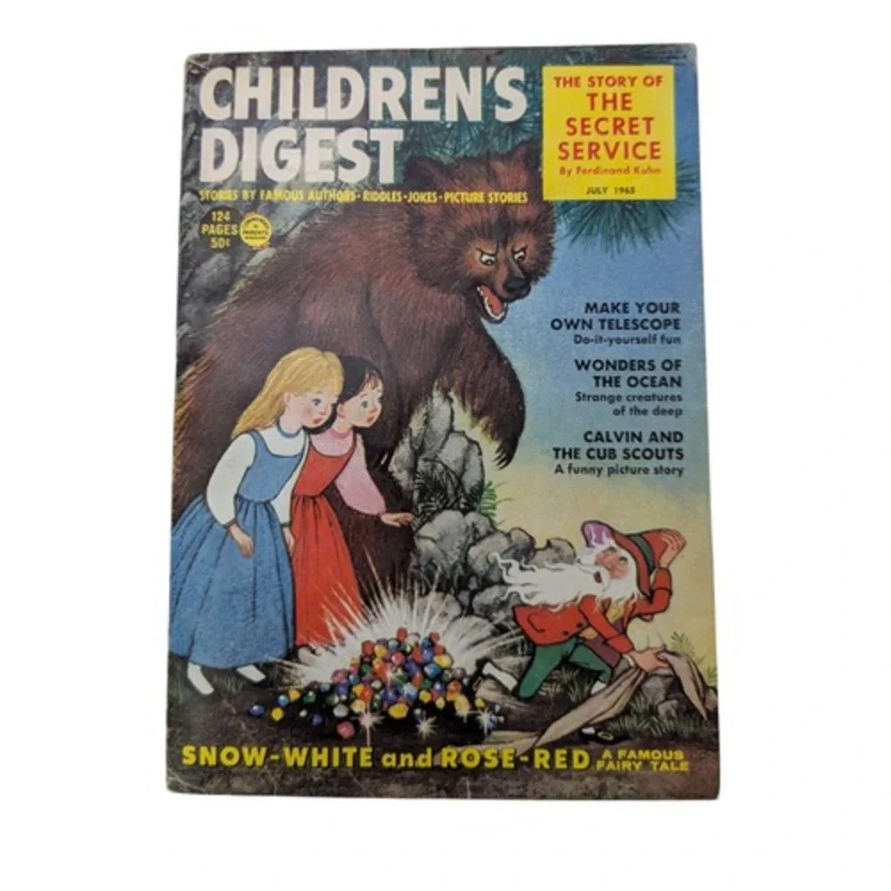 1965 Children's Digest Snow White And Rose-Red & Other Stories